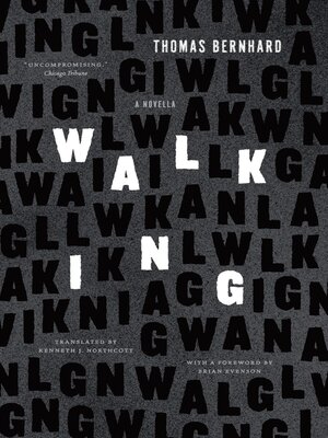 cover image of Walking: a Novella